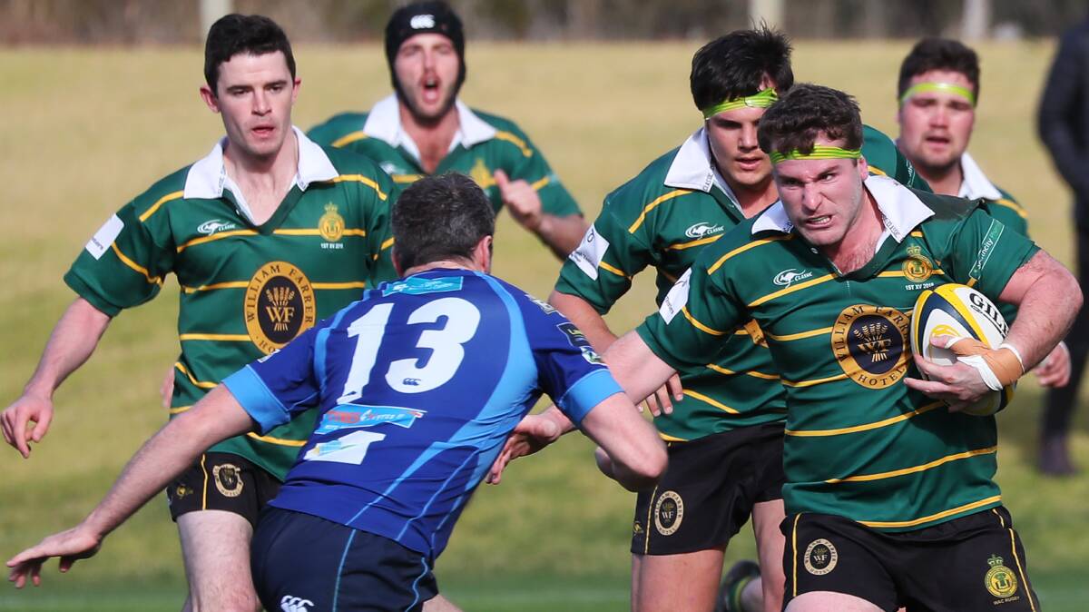 WE MEET AGAIN: Waratahs and Ag College will face off in Southern Inland rugby on Saturday.