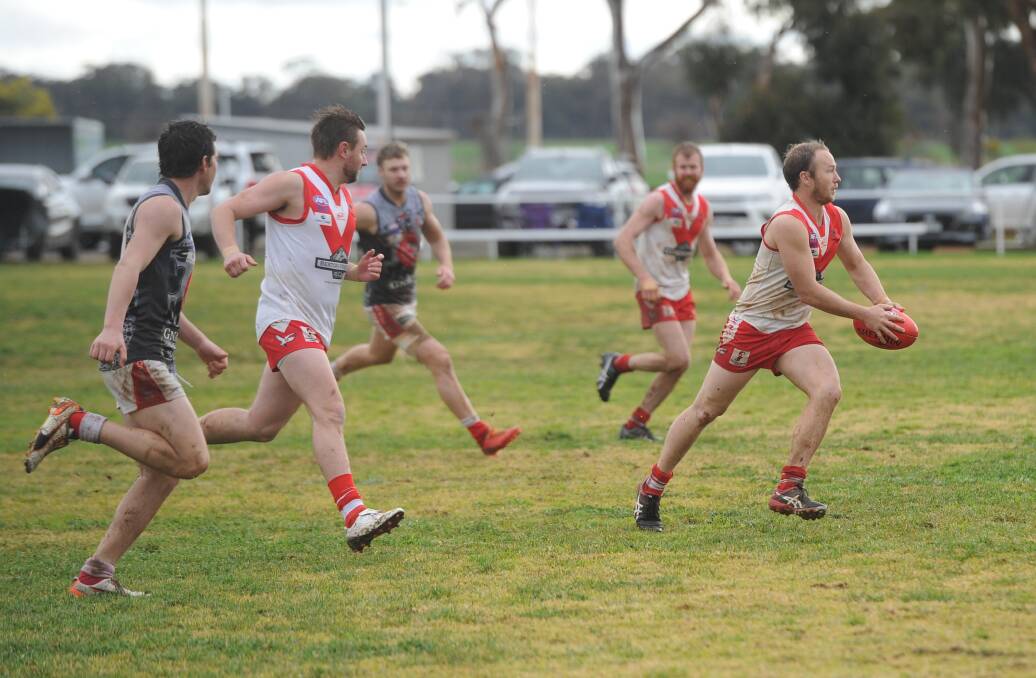 Griffith coach Will Griggs will come under close attention from Collingullie-Glenfield Park. Picture: Matt Malone