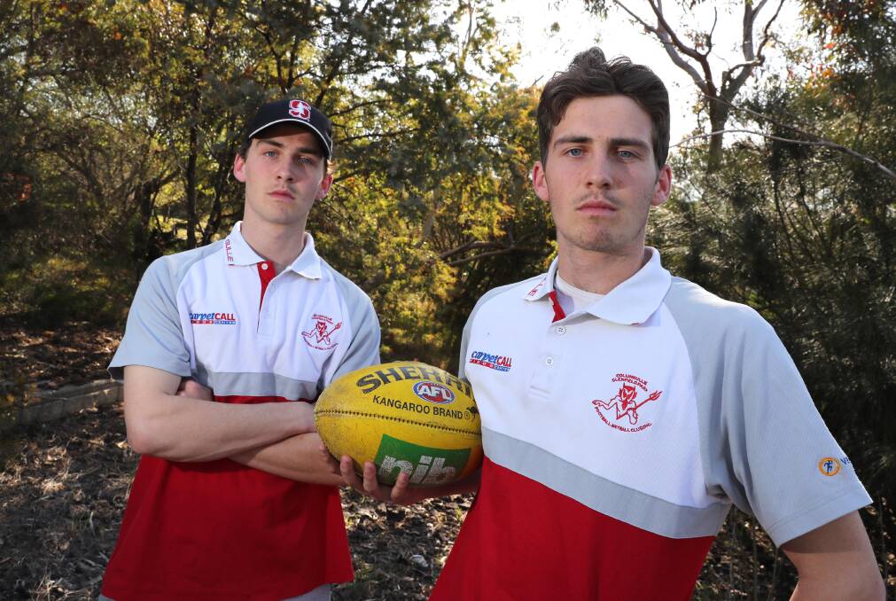 READY TO GO: Collingullie-Glenfield Park's Ben and Sean Keith are looking forward to Saturday's Riverina League grand final. Picture: Les Smith