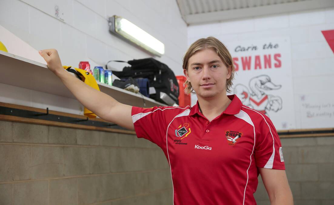 BIG IN: Nathan Richards has been named in the ruck for his first game back for Griffith, against Collingullie-Glenfield Park at Crossroads Oval on Saturday. Picture: Anthony Stipo