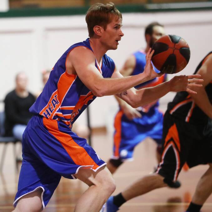 ON THE ATTACK: Matthew Brunell in action for Wagga Heat during the win over Orange on Saturday. Picture: Emma Hillier