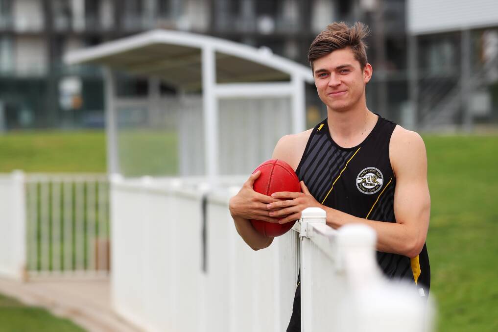 Jackson Kelly (pictured) will return to Wagga Tigers in 2019 and helped with the signing of Tom Osmotherly from Murray Magpies.