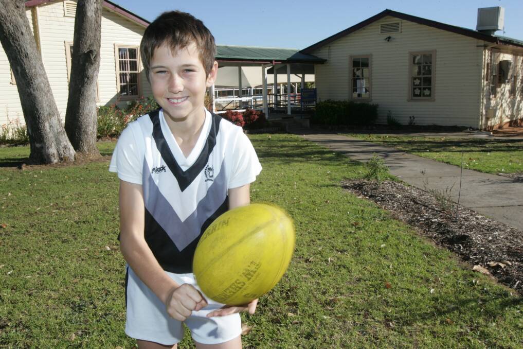 Cooper Sharman after being picked in the NSW PSSA team as an 11-year-old back in 2012. Picture by John Gray