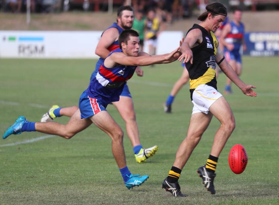 WELCOME BACK: Reid Gordon will return for Wagga Tigers' top of the table clash with Coolamon on Saturday.