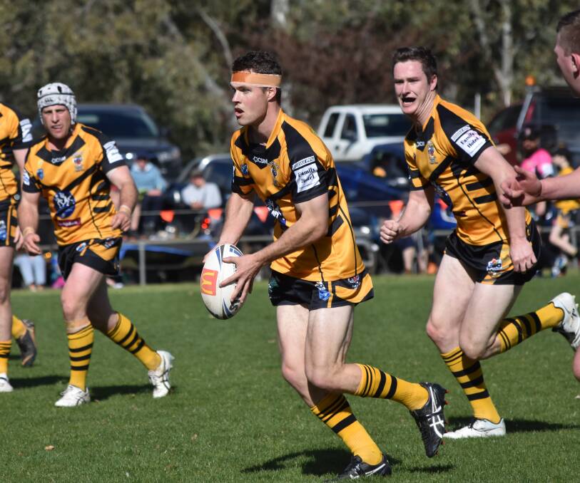 Derek Hay in action for Gundagai earlier in the season. Picture: Courtney Rees