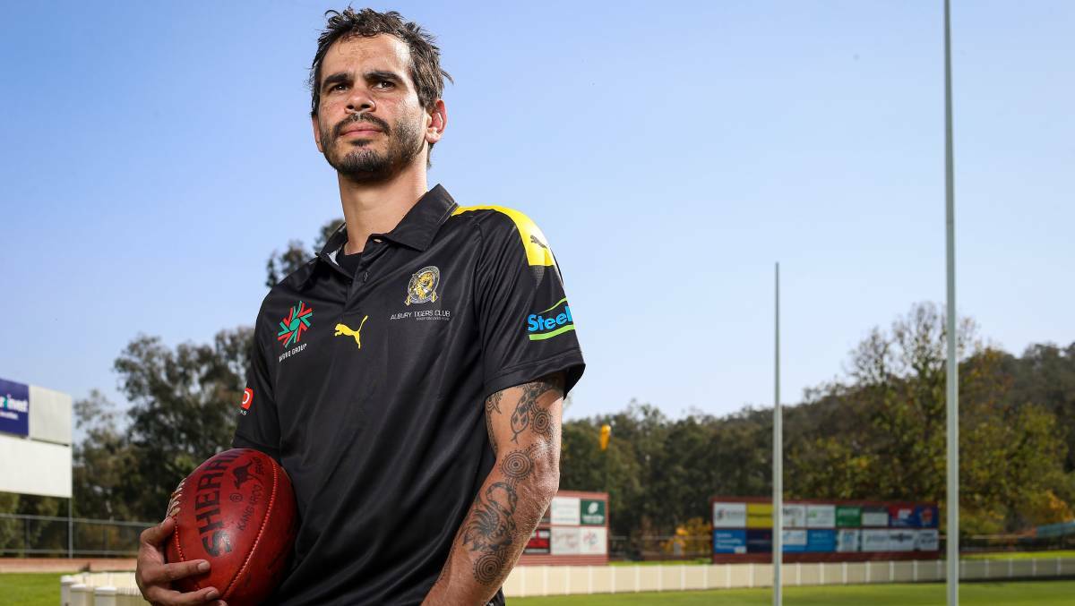 NOTHING IN IT: Jeff Garlett is unlikely to line-up for Ganmain-Grong Grong-Matong despite a clearance being lodged on the weekend. Picture: The Border Mail