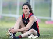 I'LL BE BACK: Wagga footballer Gabby Colvin is determined not to let her latest knee injury keep her down. Picture: Getty Images
