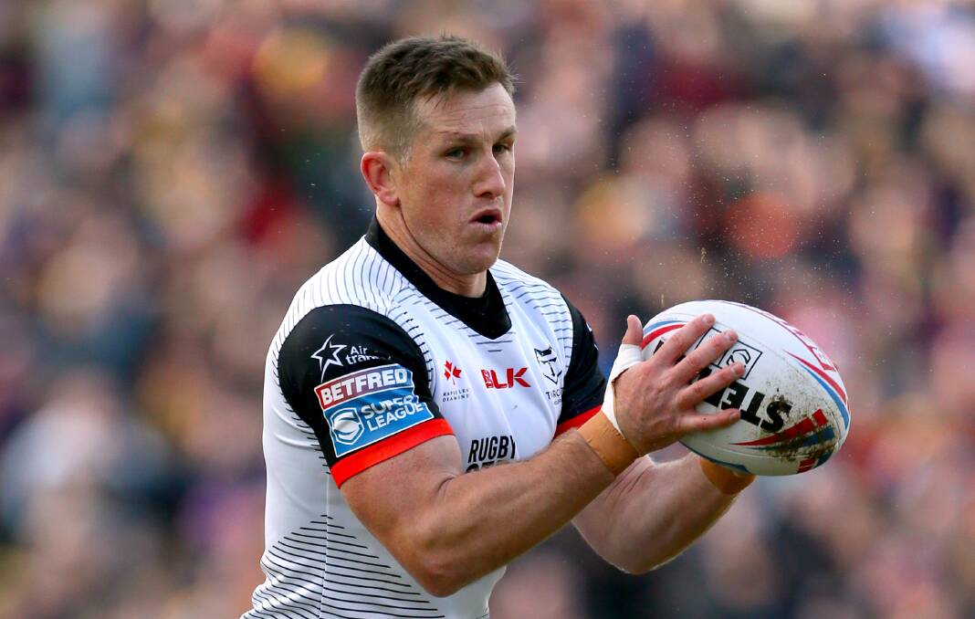 STAR POWER: Josh McCrone, pictured playing for Toronto Wolfpack in the Super League this season, will link with Young for the last three Group Nine games. Picture: Getty Images