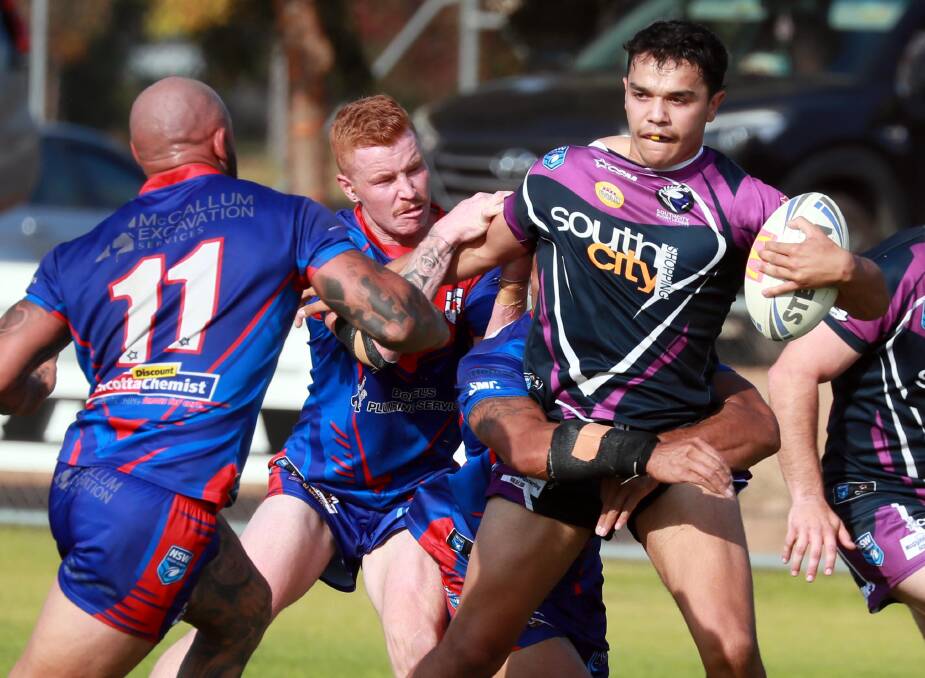 ON THE MOVE: Latrell Siegwalt has decided to leave Southcity for Group Nine rival Gundagai next year. Picture: Les Smith