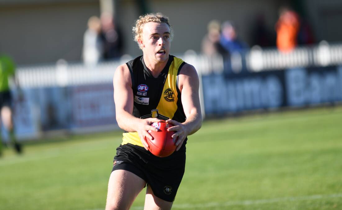TIMELY RETURN: Wagga Tigers' Brendy Myers will return from an ankle injury to face Griffith in Saturday's qualifying final.