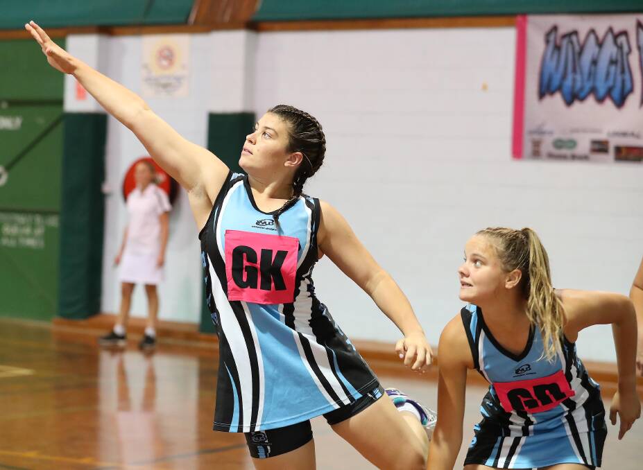 FUTURE STARS: Barellan's Maddison Casey in action at a representative game at Wagga's Bolton Park Stadium earlier in the year.
