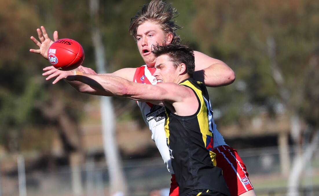 Jackson Kelly in action for Wagga Tigers this season.