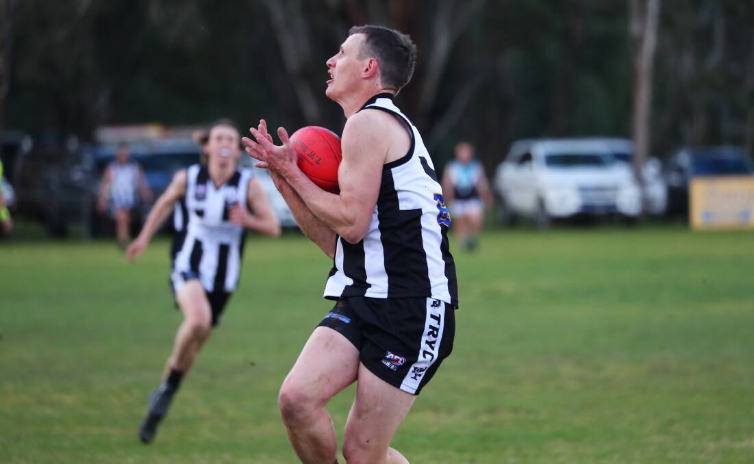 HITTING THE SCOREBOARD: Scott Wolter kicked two goals in the win over Northern Jets at Ardlethan on Saturday.