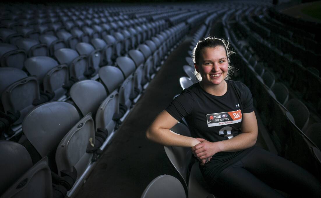 DEBUT SEASON: Alyce Parker will be one to watch for in the AFLW competition next month as she looks to make her mark for Greater Western Sydney (GWS).