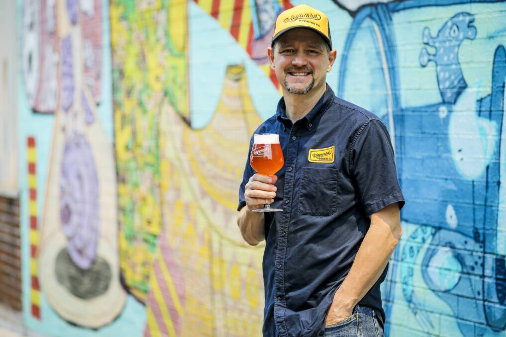 Peter Philip, who is the Independent Brewers Association president and owner of Wayward Brewery, is thankful for the government funding boost. Photo: Salty Dingo