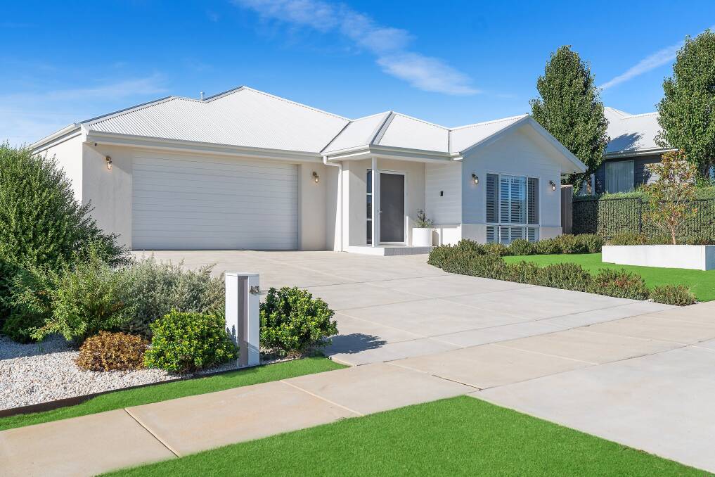 This home is in an elevated position just moments away from South City Shopping Centre, schools, parks, and a short drive into the Wagga Wagga CBD. Picture supplied.