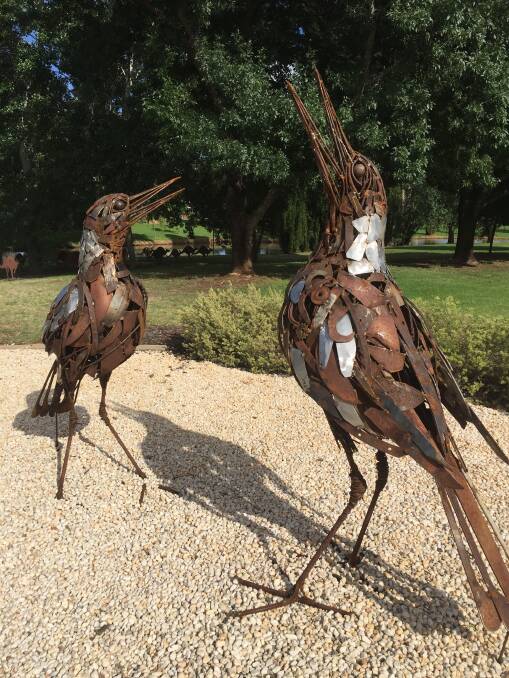 HIGHLIGHT: The farm art is a focal point of Lockhart's Spirit of the Land with judging in a range of categories, including the $10,000 National Farm Art Sculpture Award. 