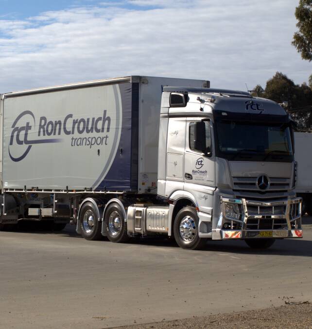 Safety first: Ron Crouch Transport places great focus on accreditation and safety processes to ensure drivers and cargo arrive at the destination safely and on time.