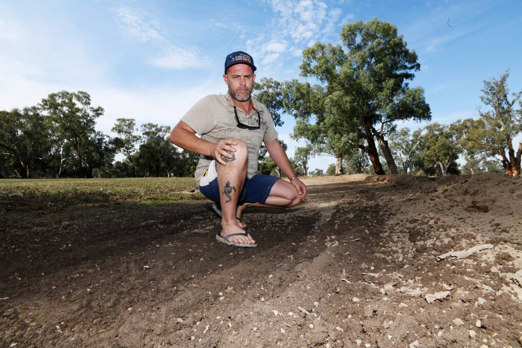 LAST STRAW: Nigel Curtis says he has had enough of motorbikes tearing up the Crown land neighbouring his Euberta property. It is land he leases to feed his cattle.