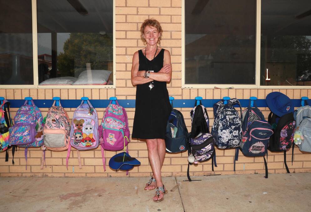 END OF AN ERA: Karyn Ross first joined the school community as a mother, but has now spent the past 11 years as the school's chaplain. Picture: Les Smith