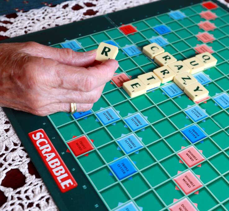 Scrabble is a game of strategy as much as it's about knowing obscure words to place on the board. It's about thwarting the opponent's chances of playing big scoring words. Pictures: Les Smith