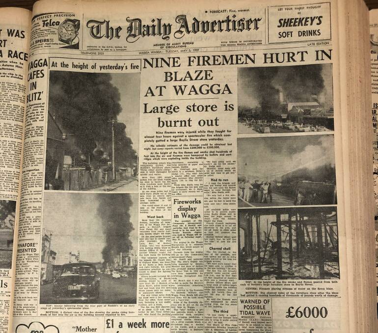 Front page of The Daily Advertiser, May 5, 1959.