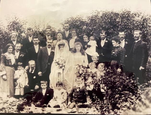ANCESTORS: A photo of the Gooding family in 1903.