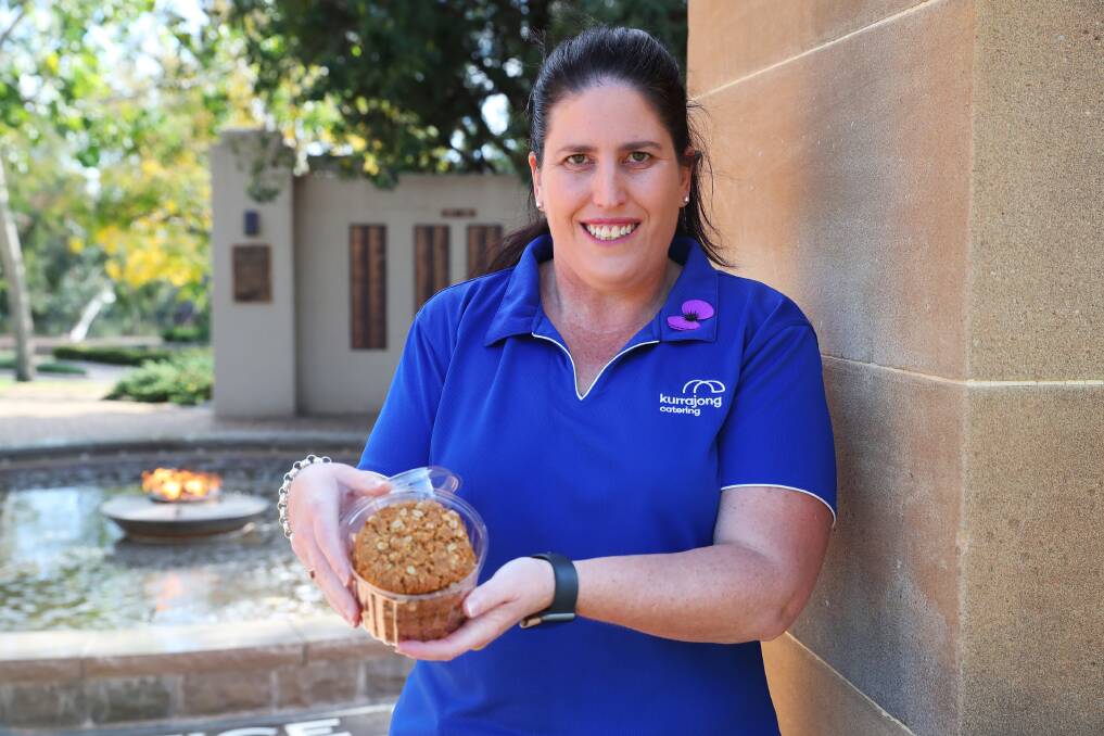 BISCUIT BUSINESS: Emily Bartley looks forward to commemorating Anzac Day with some of her special, homemade biscuits. Picture: Emma Hillier