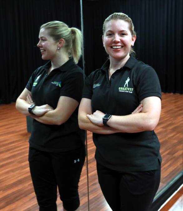 IN THE STUDIO: For years, Wagga High School teacher Kathryn Fisher choreographed the ensembles for School Spectacular. Picture: Les Smith