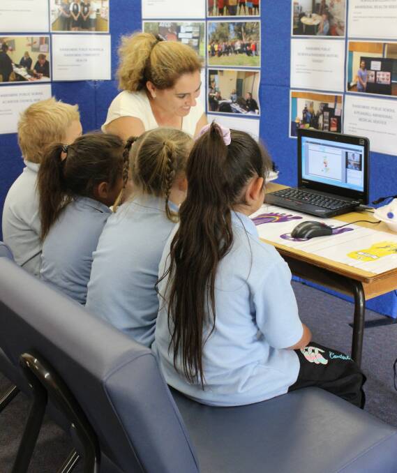 Students participate in a remotely run Telecare session. Picture: supplied