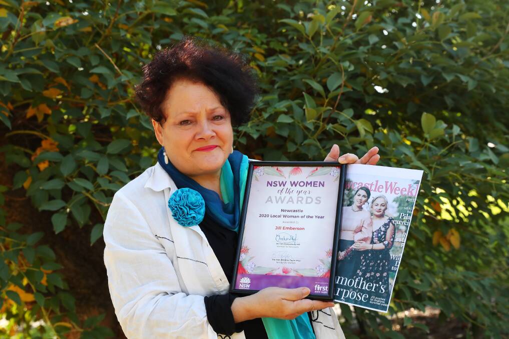 LEGACY LIVES ON: Judy Emberson accepted an International Women's Day award on behalf of her late sister, Jill, earlier this year. Picture: Emma Hillier