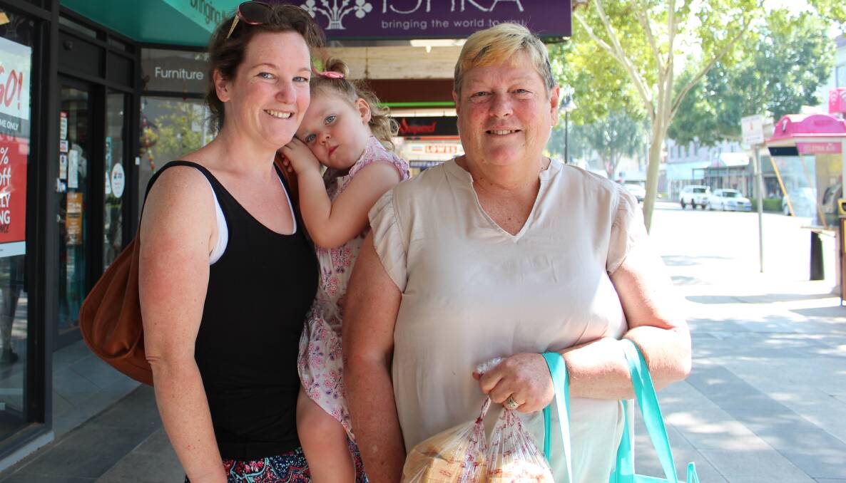 Donna Young (right) with Melissa and Elsie aged 3.