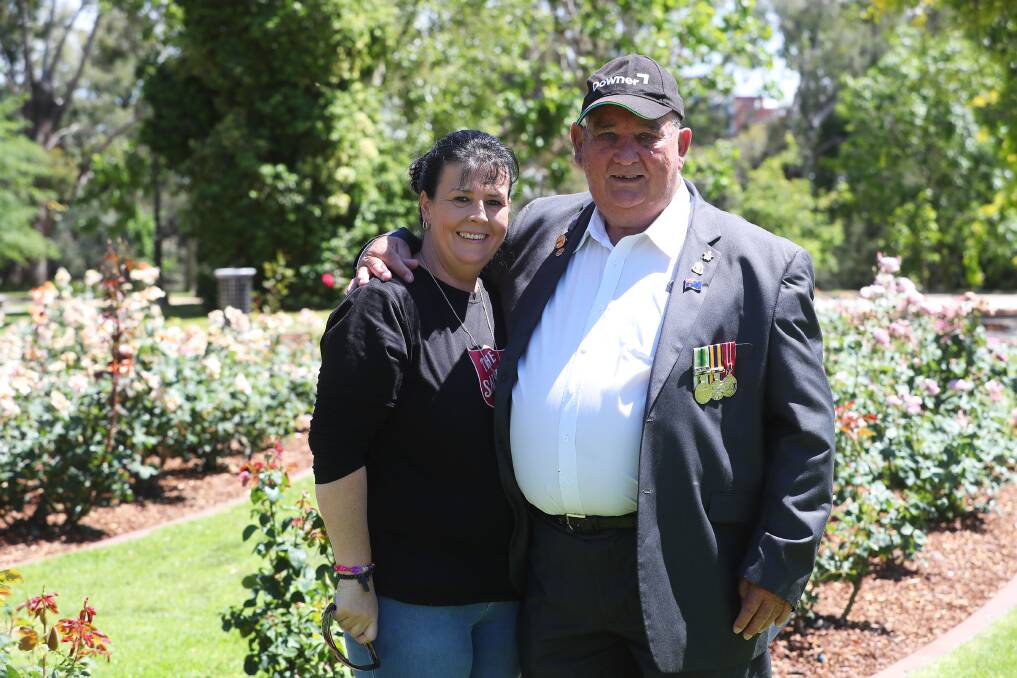LEST WE FORGET: John Anderson spent more than two decades with the air force. His daughter Kylie was just a teenager when he was posted to Malaysia in 1986. Picture: Emma Hillier