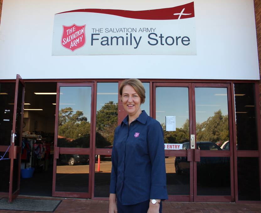 FRESH FACE: Ros Robinson is the new co-ordinator at the Salvation Army, Wagga branch, and is planning to give the building a fresh look soon.