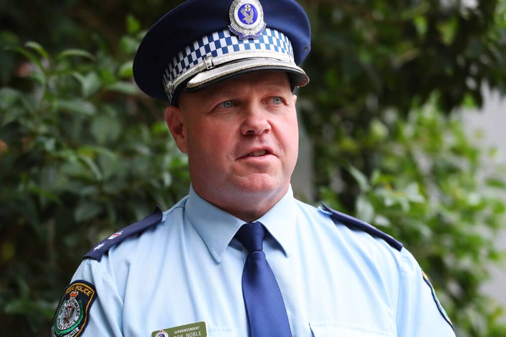 NO COMPLACENCY: Superintendent Bob Noble has warned that police will be out in force ensuring the public comply with 'the new normal'. Picture: FILE