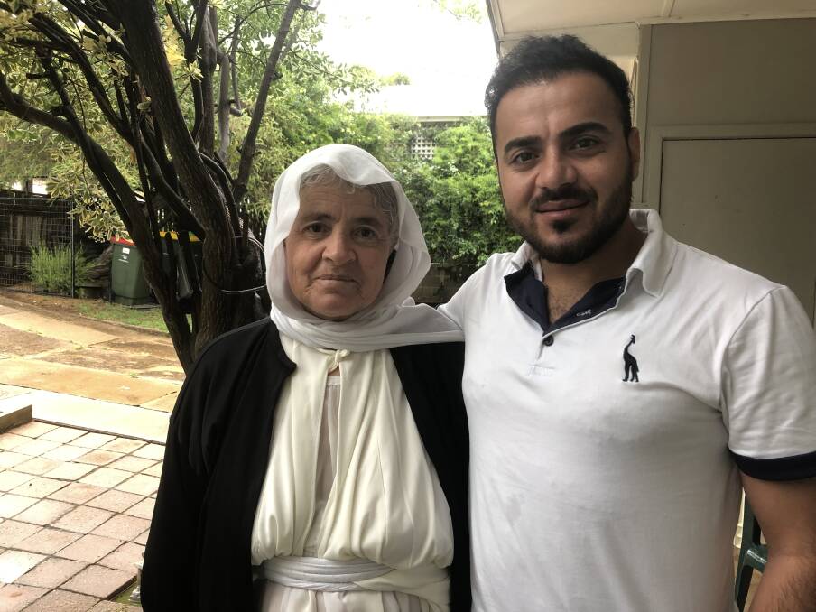 FAST TO FEAST: Rashed Shani Baqi with his mother Sary Ilyas have observed the three-day feast in Wagga.