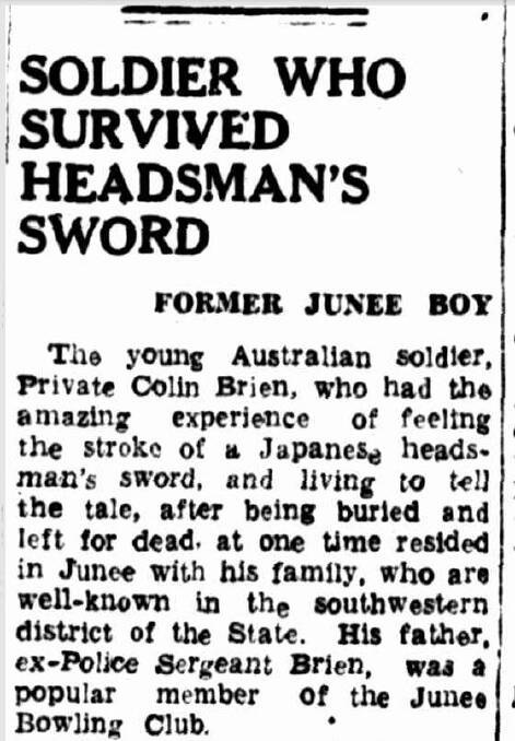 The Daily Advertiser page 2 on Friday 21 September, 1945, below the news in briefs and above the weather column.
