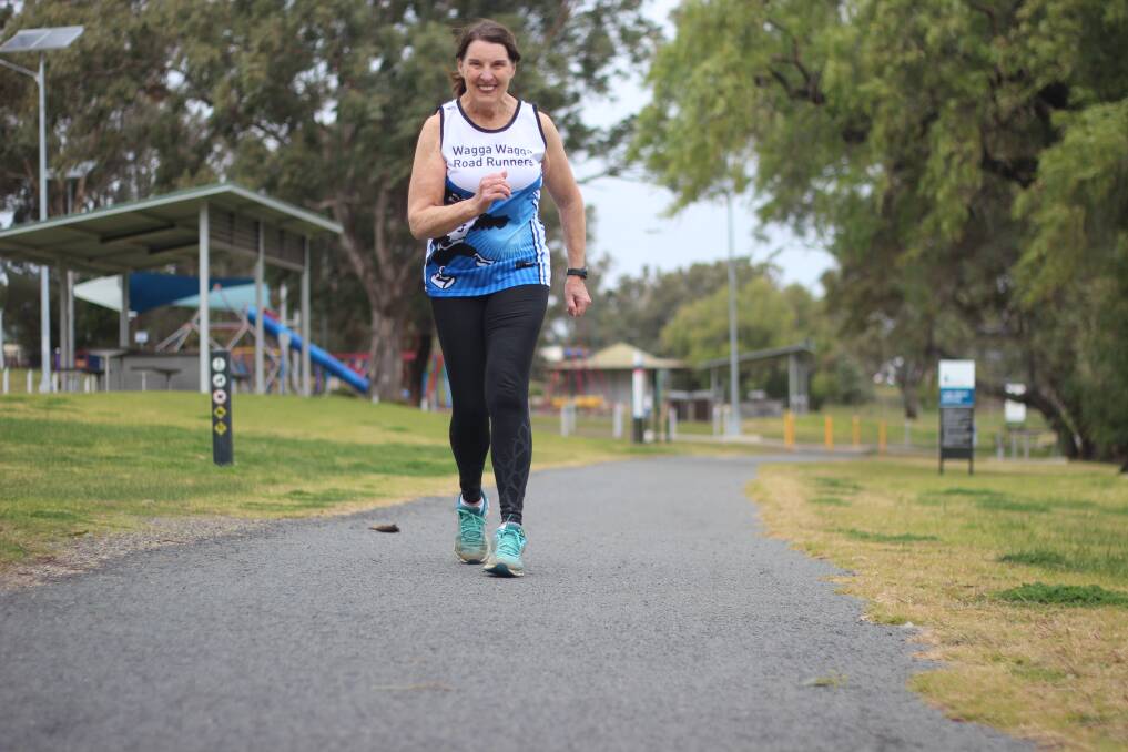 'KEEPS ME YOUNG': Heather Lillington, aged 76, will head to Sydney to compete in the City2Surf this Sunday. Picture: Emma Horn