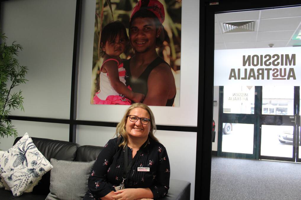 YOUTH SUPPORT: Heather Manning at the Wagga offices of Mission Australia in Gurwood Street.