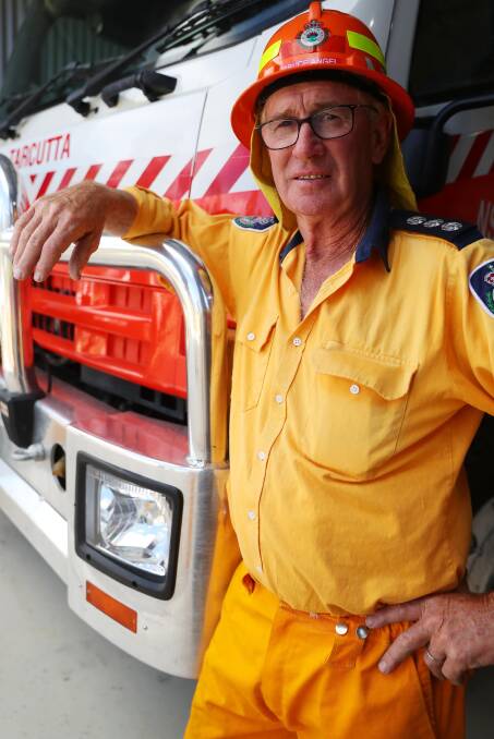 COMMAND CENTRE: Tarcutta fire captain Bruce Angel at the newly minted station. Picture: Emma Hillier