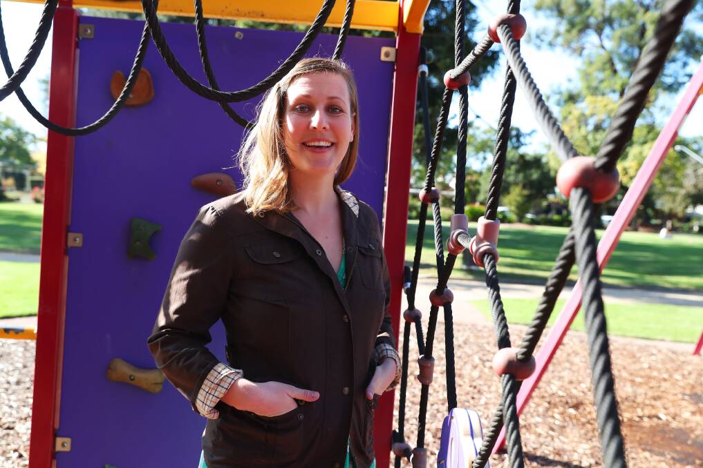 SCIENCE OF PLAY: PhD candidate Katrien Pickles has been exploring the psychological and historical benefits of playgrounds. Picture: Emma Hillier