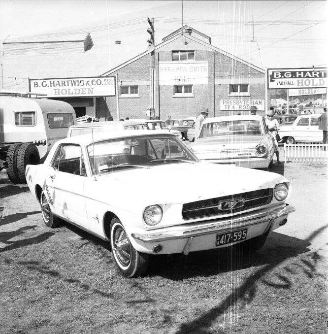 Hartwig's Holdens hosts a car show at the showgrounds during the 1960s. Picture: Tom Lennon (Daily Advertiser)