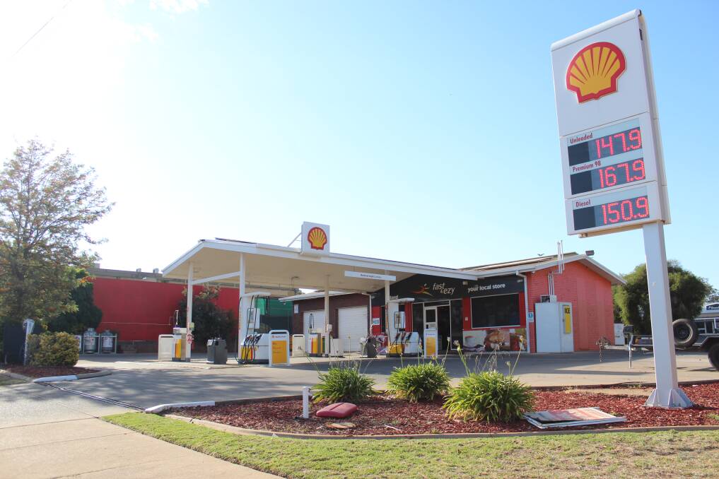 HELD UP: The Shell service station on the corner of Bourke Street and Temerloh Avenue was held at knife point overnight.