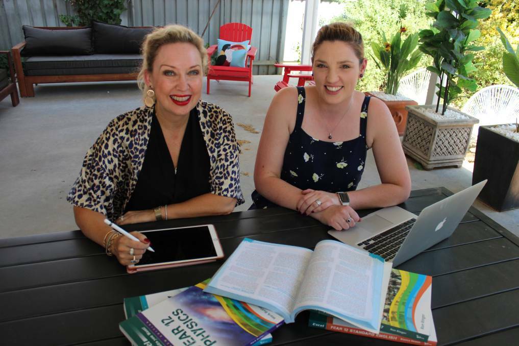 HERE TO HELP: Dr Tamara Jones-Hood and Shannon Fisher are offering their assistance to students and parents struggling to adjust to at-home learning. Picture: Emma Horn