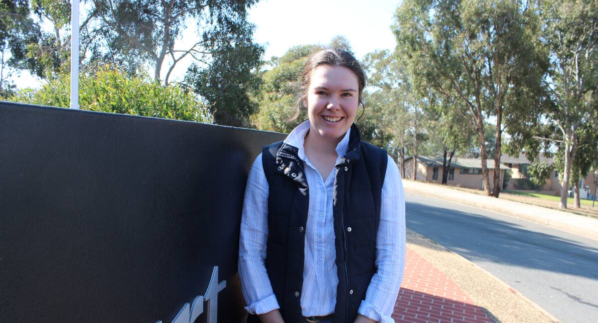 AGRIFUTURES: Emily Lavers has been awarded an AgriFutures scholarship to continue her research into beef cattle technologies at Charles Sturt University. Picture: Emma Horn