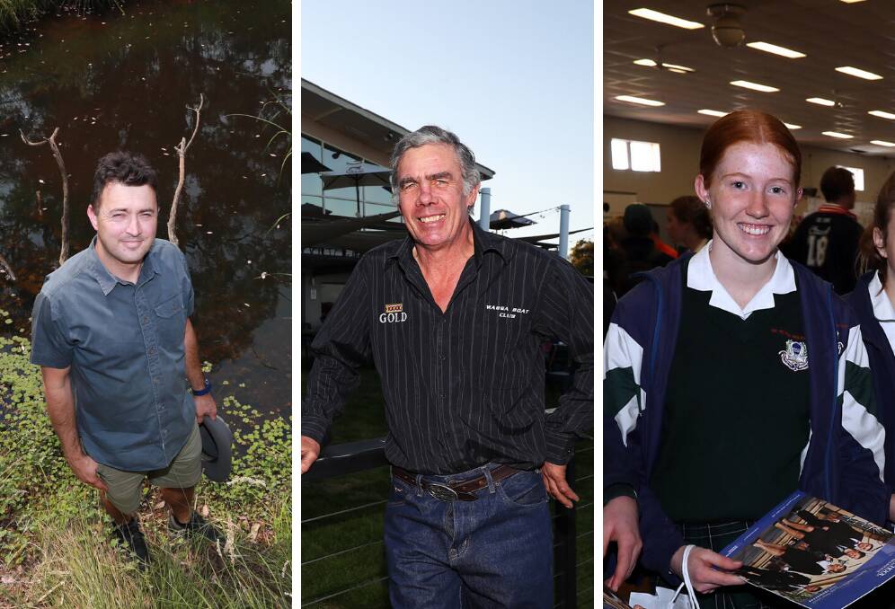 IN THE RUNNING: Ben Holt, Michael Henderson and Meghan Graham are all up for category awards in this year's Australia Day ceremony.