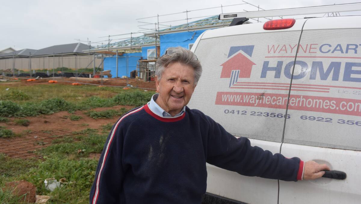 BUILDER'S DELIGHT: Wagga builder Wayne Carter welcomes the federal budget's help for first home buyers and renovators. Picture: Rex Martinich