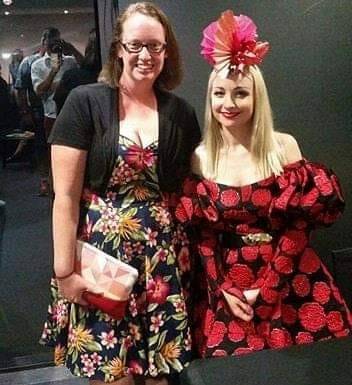 IN THE FLESH: Kylie Polkinghorne (left) became a true fan of Kate Miller-Heidke when she attended her Wagga show last year. After the show, she chanced a meeting with the songstress herself.