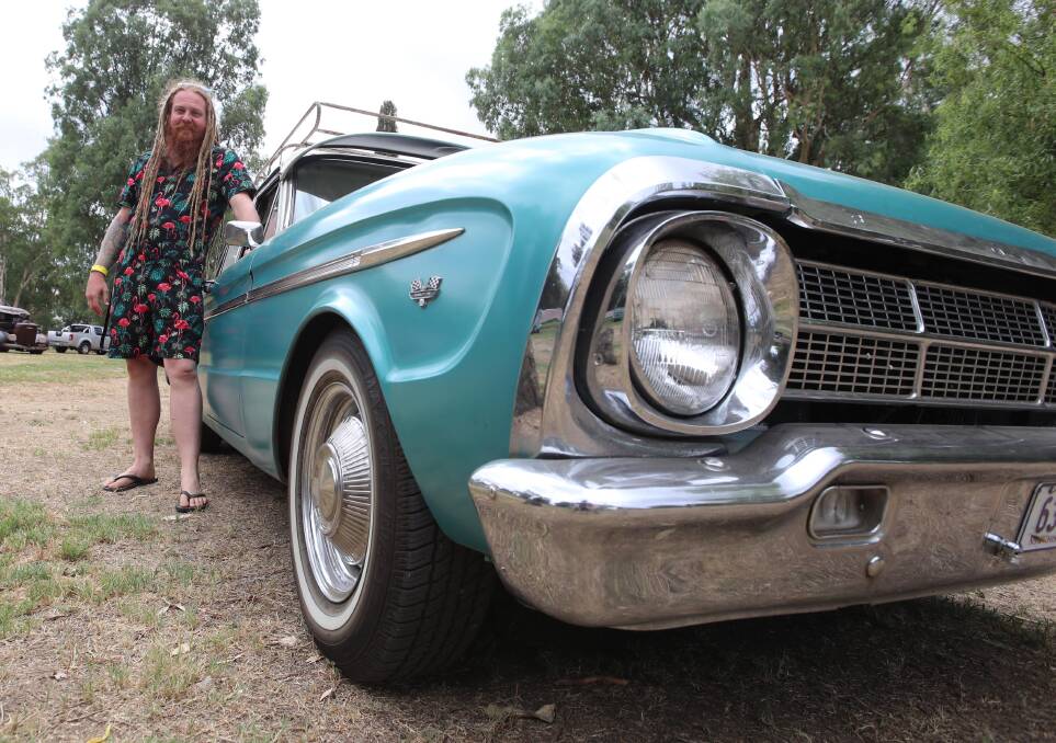 Todd Macauley from Canberra with his 1964 XM Falcon.