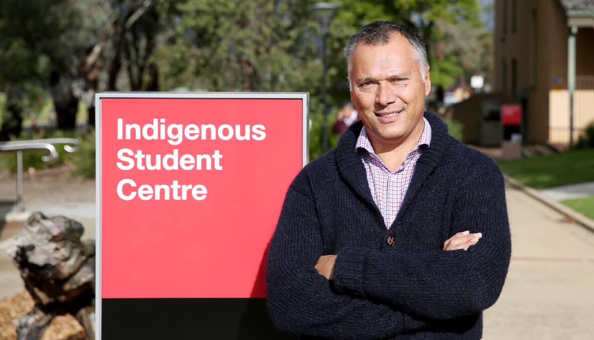 BACK IN TOWN: Professor Stan Grant Jr will return to Wagga to take up a new role with Charles Sturt University. Picture: supplied